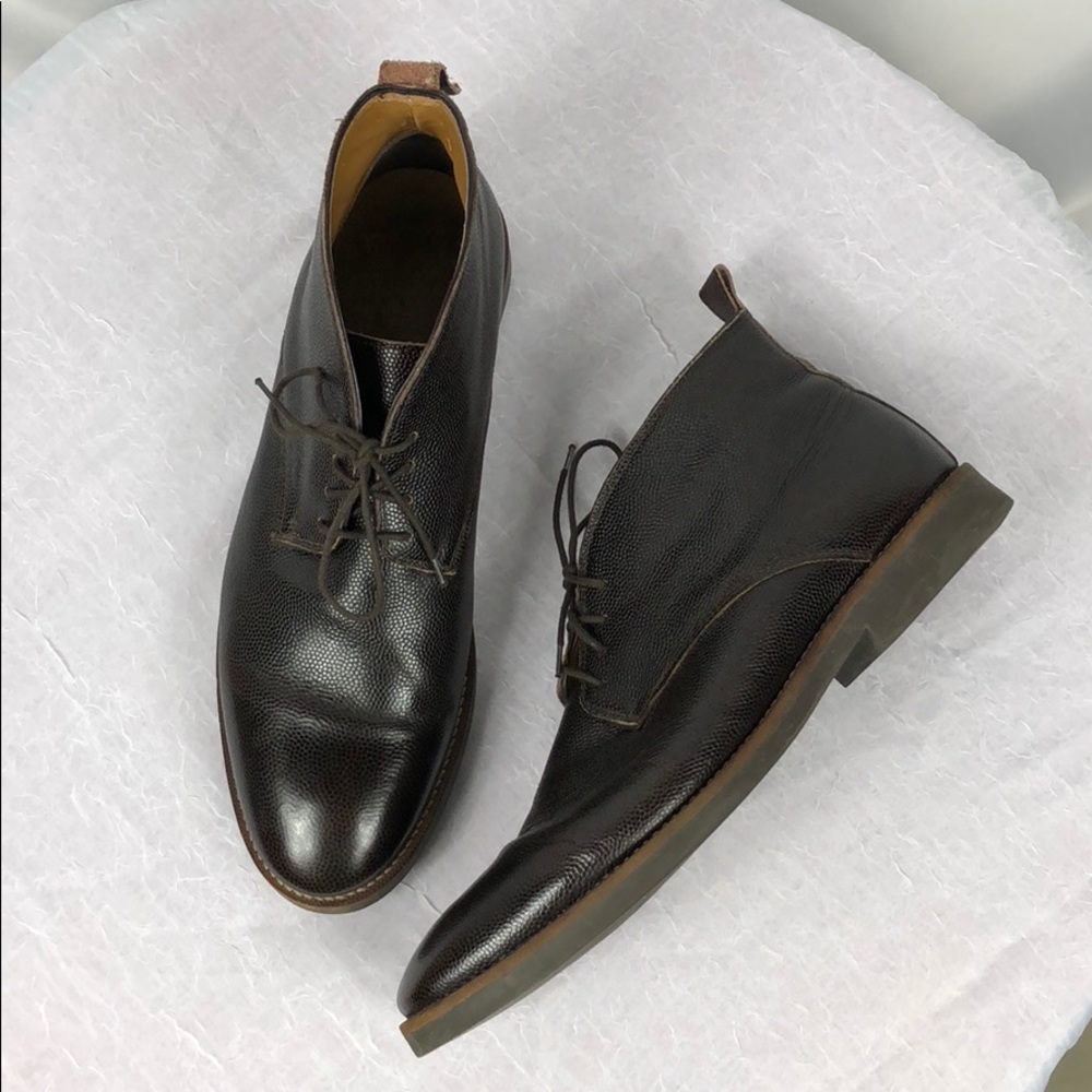 Zara Man Lace Up Boots*Size 46*Dark Brown